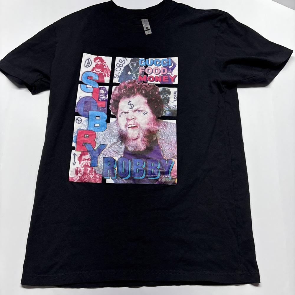 Vintage Style Slobby Robby Tee Black Sm‎